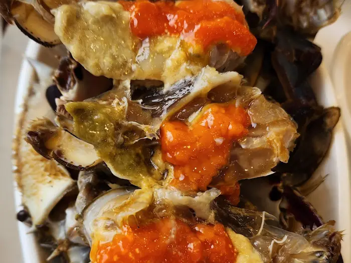 신선하고 먹음직스러운 간장게장 클로즈업