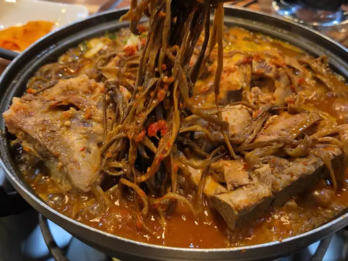 고구마순과 감자탕