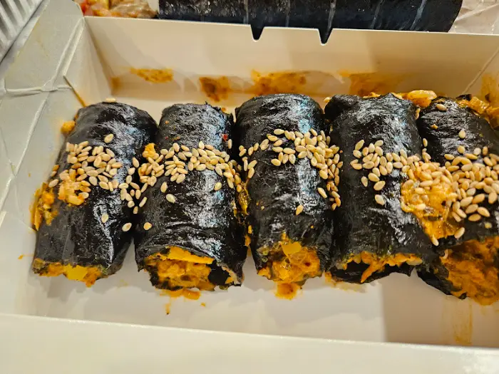 김밥 단면