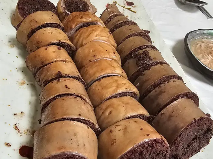 먹기 좋게 썰린 피순대