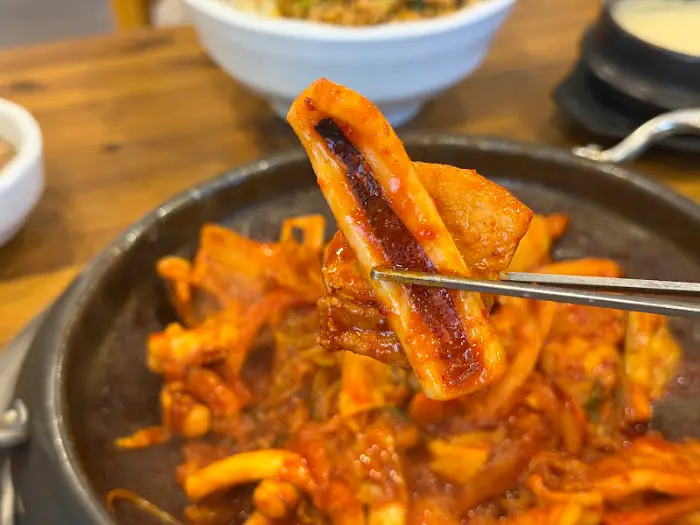 삼대청국장 청라본점의 오삼불고기