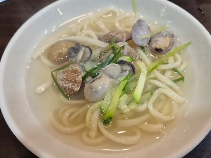 칼국수 속 해물