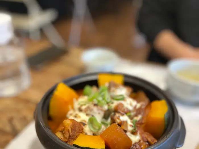 단호박매콤돼지갈비찜 근접샷