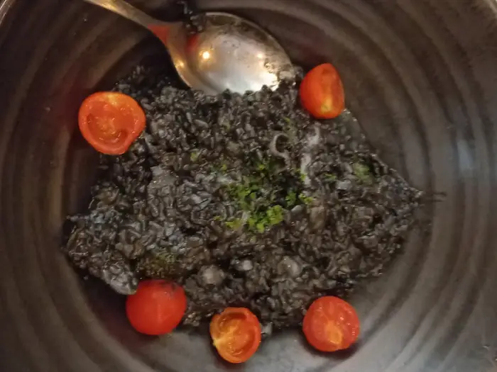 갑오징어 먹물 리조또