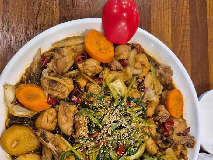 안동찜닭에 들어간 당근과 감자, 채소들