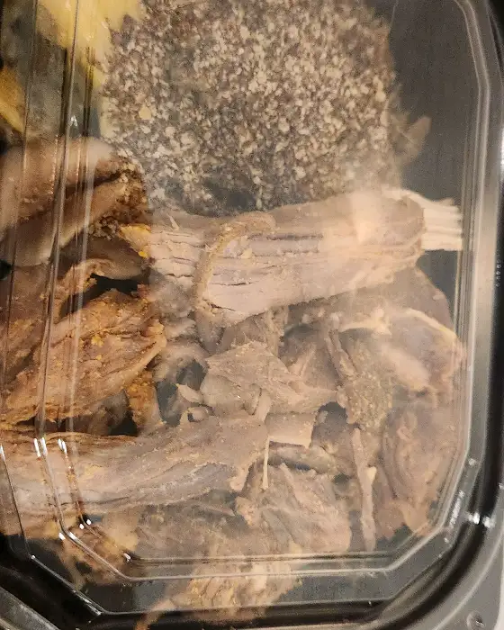 포장된 흑염소 요리