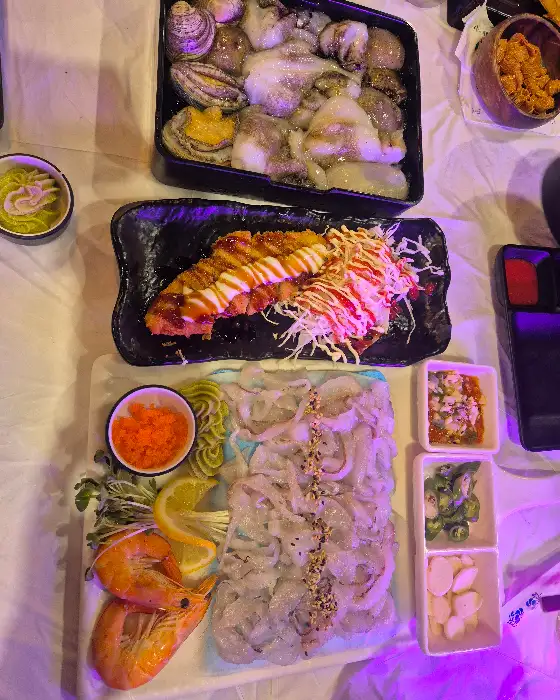 탱글탱글한 쭈꾸미 샤브샤브 재료