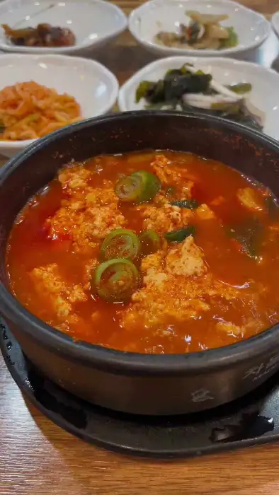 짬뽕 순두부 근접샷