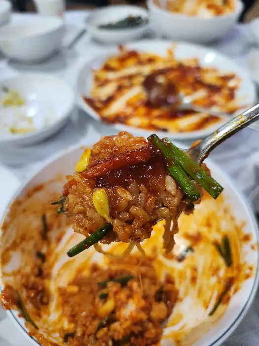 착한낙지 서산점 낙지덮밥 한 숟갈