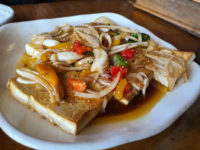 두부 부침 요리