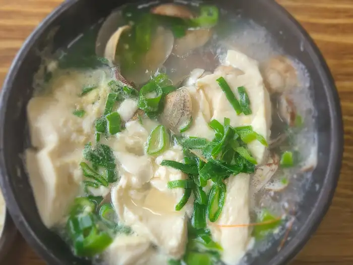 바지락 순두부 찌개 사진