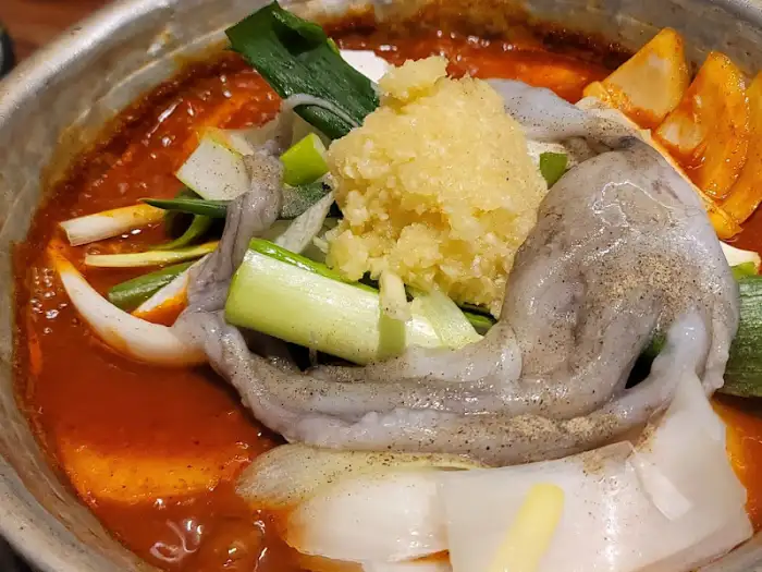 곱도리탕 속 재료 상세 컷