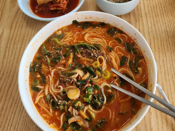 푸짐한 어죽 클로즈업