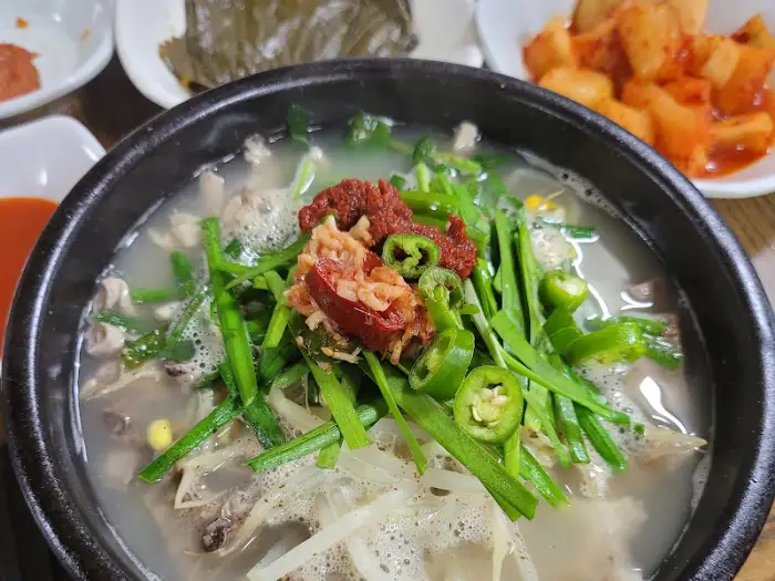 국밥 클로즈업