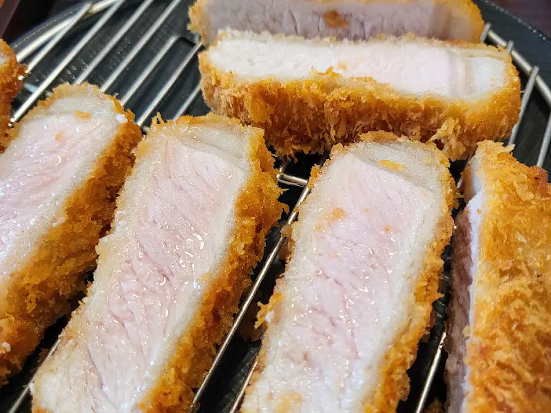 두툼한 등심 단면