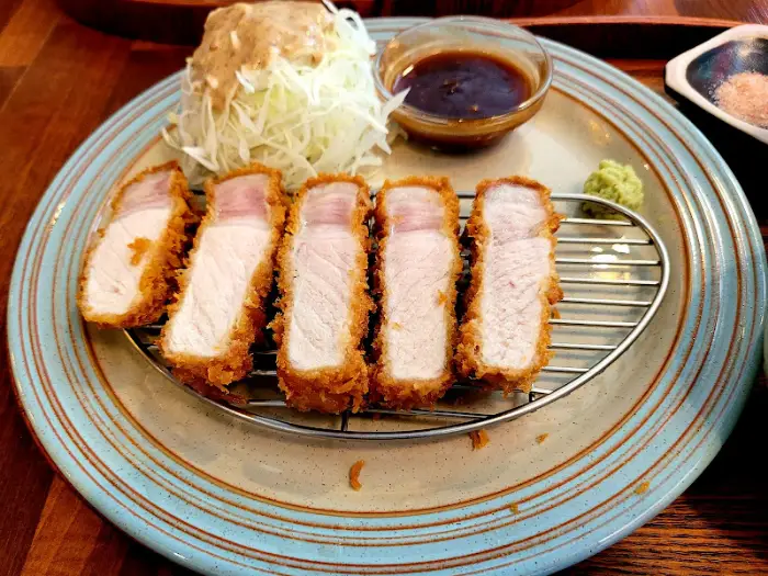 돈까스, 밥, 장국, 음료수