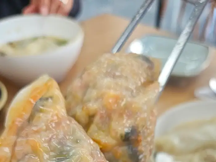 김치만두 클로즈업