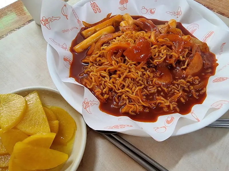 아줌마우동 떡볶이