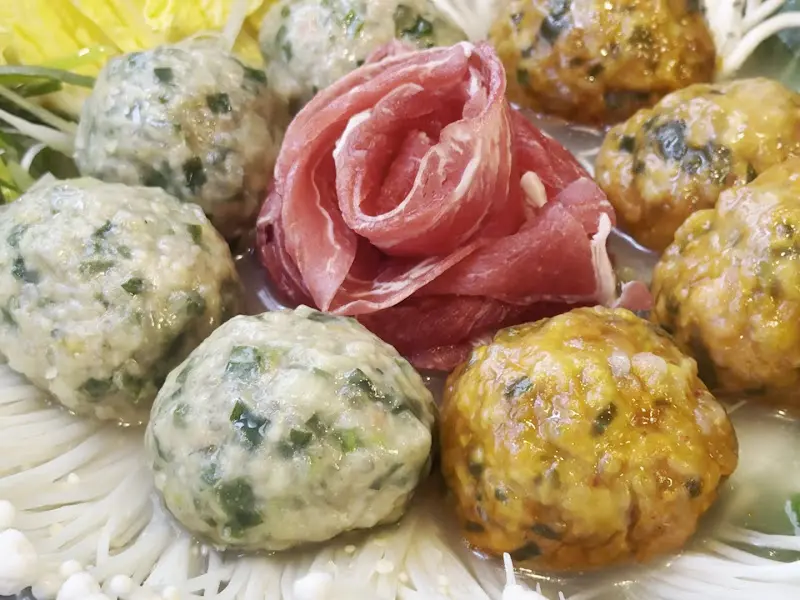 만두전골 클로즈업