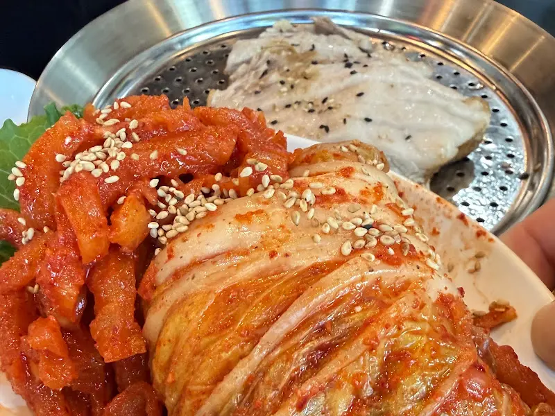 가브리살 보쌈과 보쌈김치