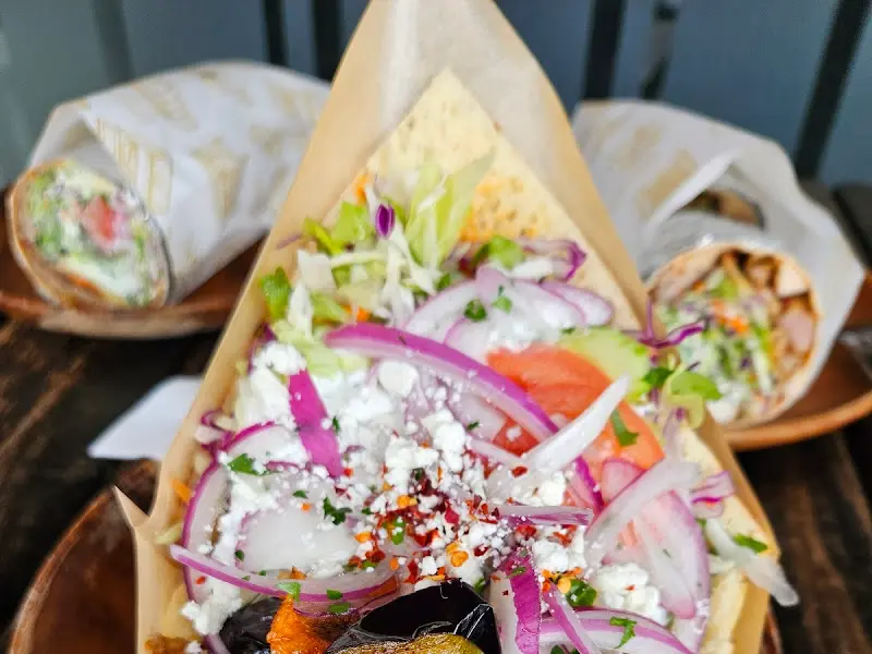 서울케밥의 푸짐한 케밥 포장