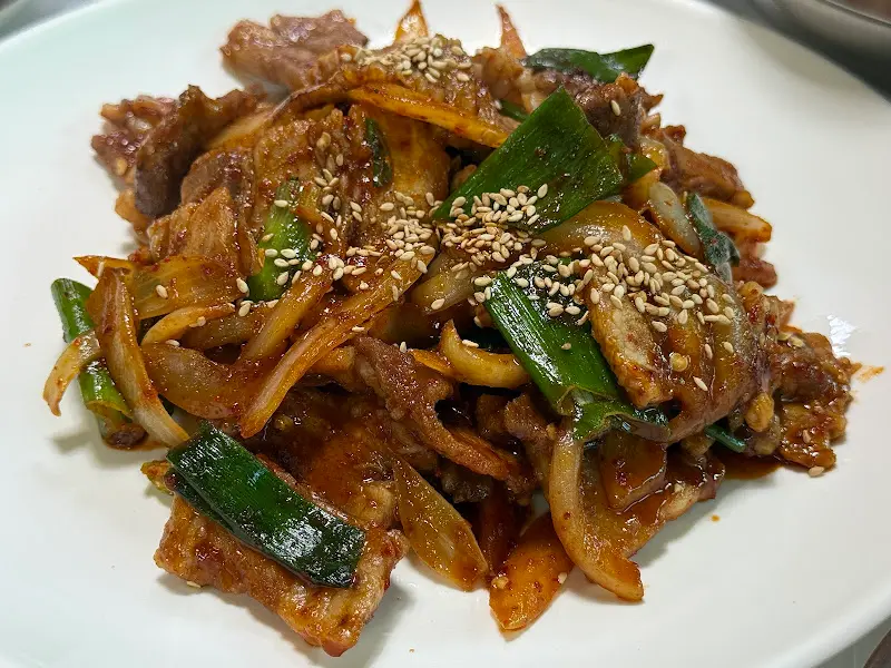 싹쓸이골 식당 제육볶음