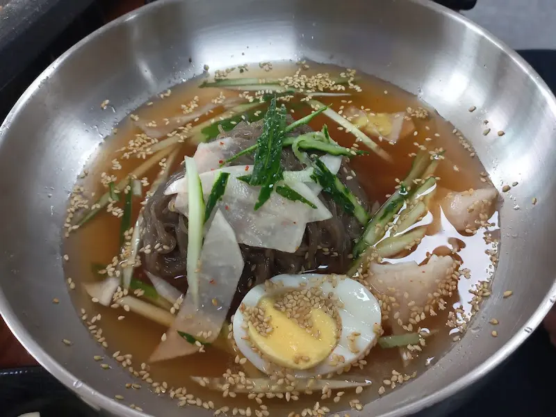 황리갈비 물냉면