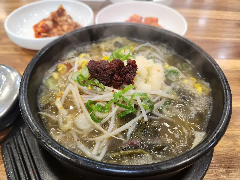 신제주해장국 한 상 차림