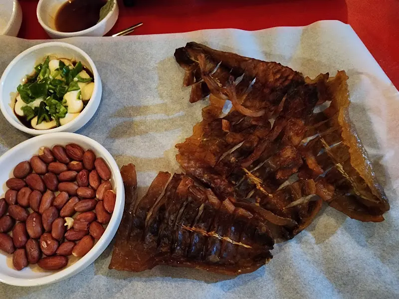 겉은 바삭하고 속은 촉촉하게 구워진 아귀포