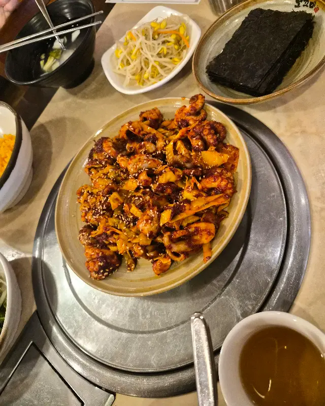 매콤한 쭈꾸미볶음 클로즈업