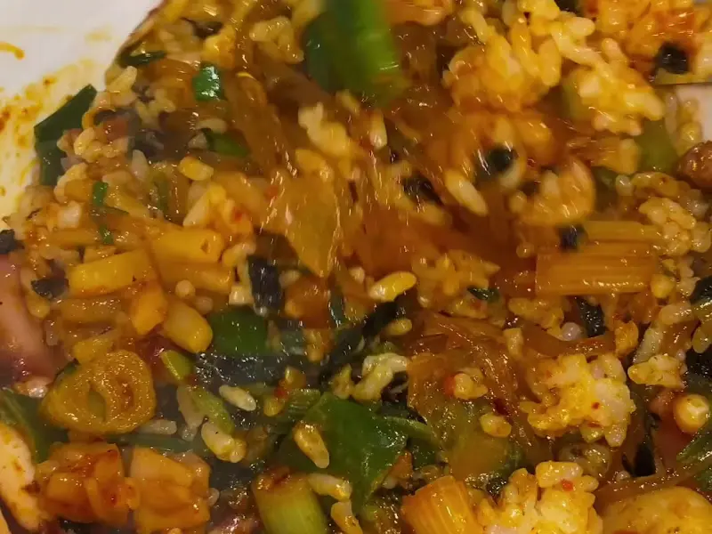 낙곱새 비빔밥 근접샷