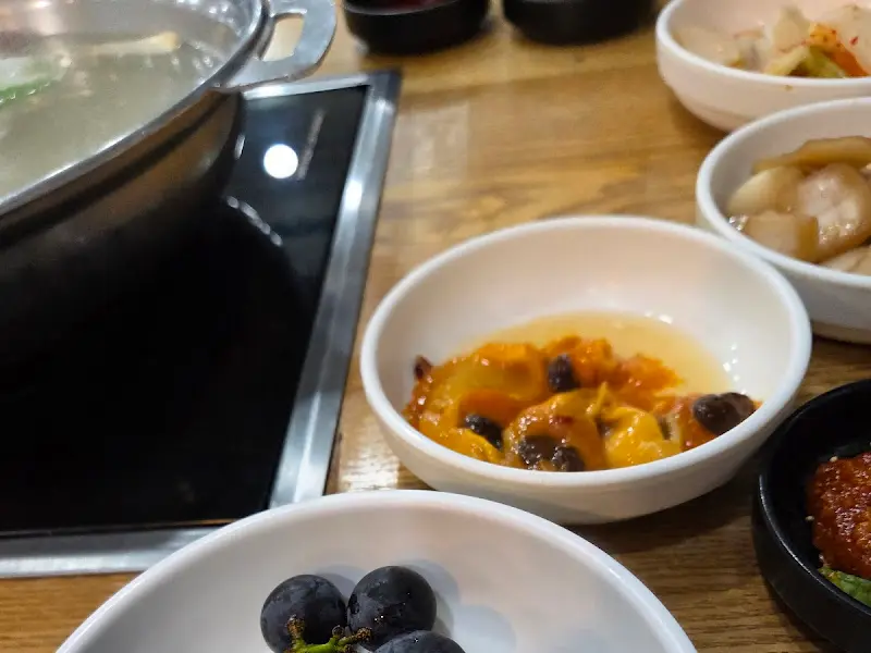 하모 샤브샤브 한 상 차림