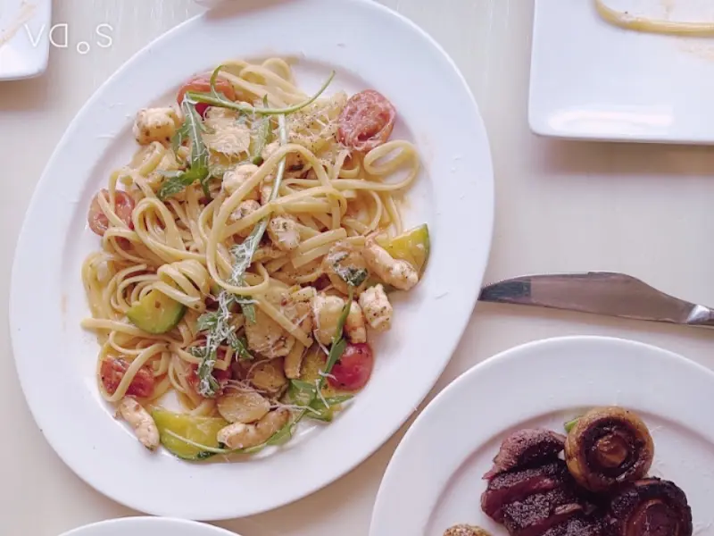 새우 오일 파스타