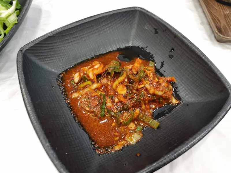 고려옥 밑반찬 - 고기 소스