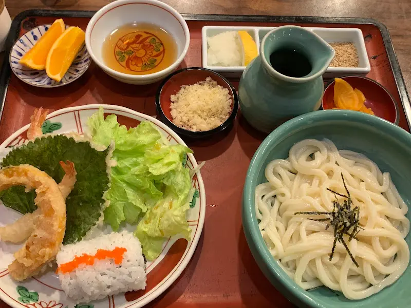 자루우동 정식 한상차림