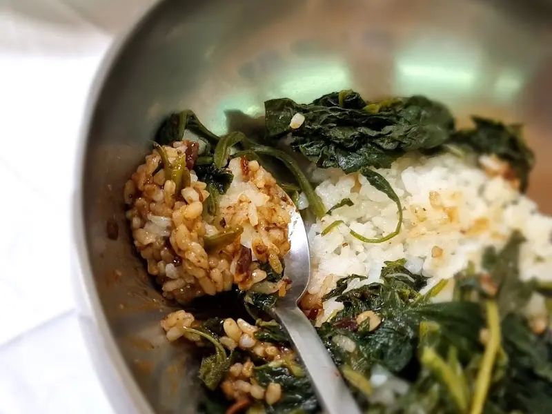 싹쓸이골 식당 곤드레밥 비빔