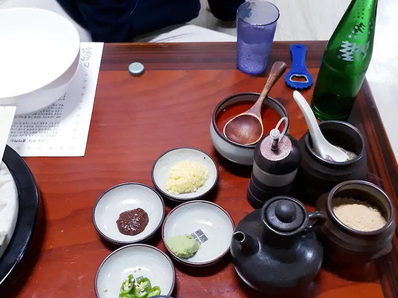 다양한 양념 재료들