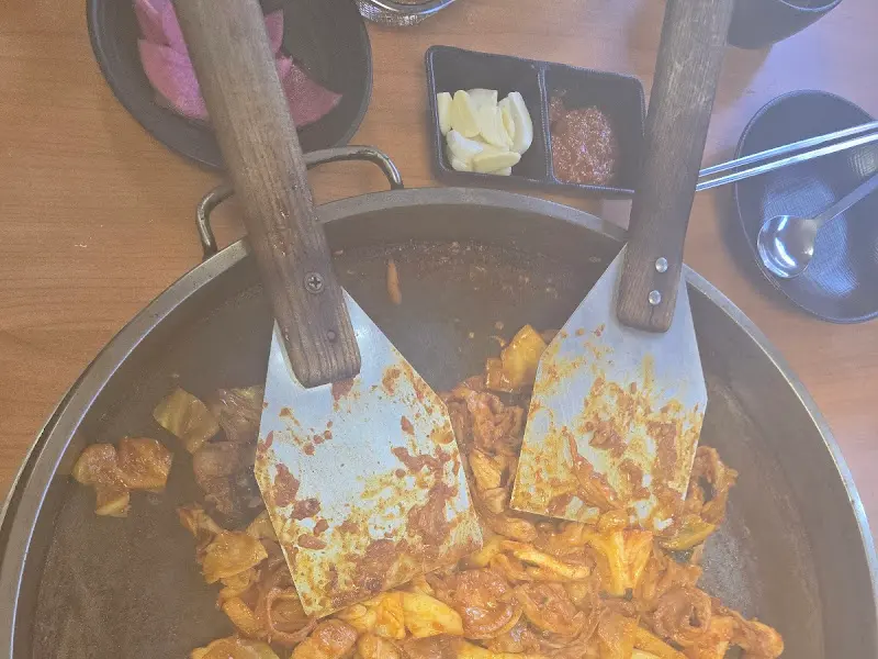 닭갈비 조리 과정