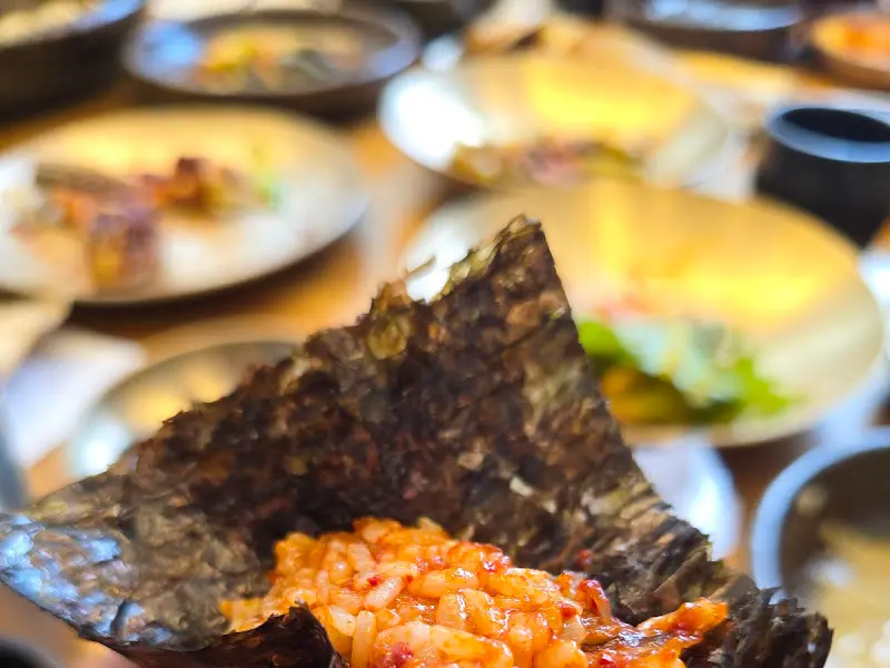 김에 싸 먹는 양념게장