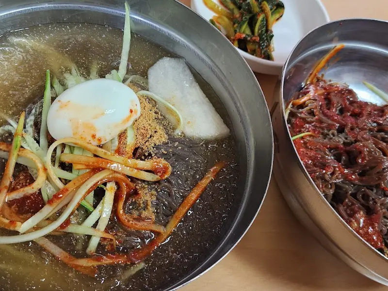 물냉면과 비빔냉면