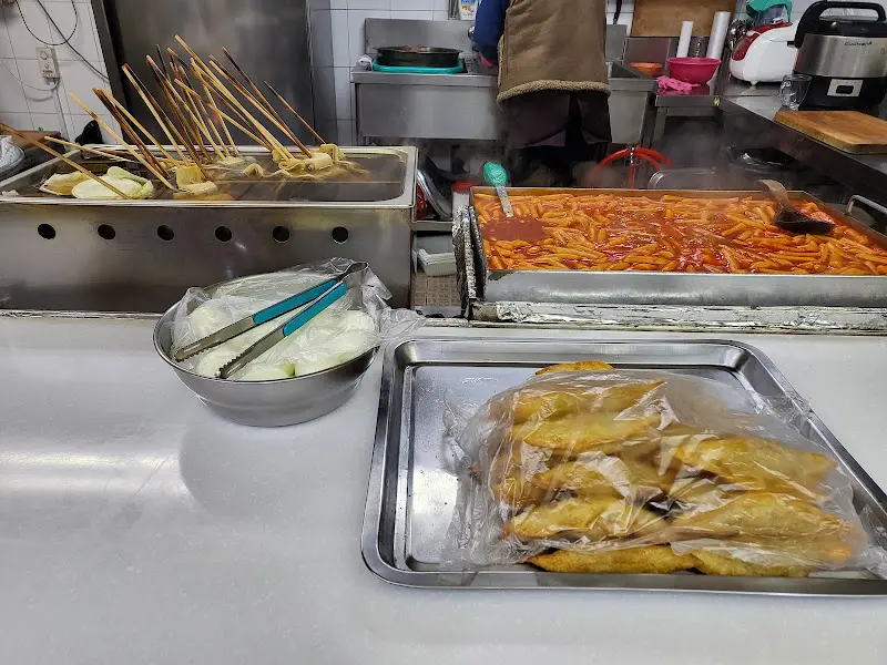 떡볶이, 순대, 튀김