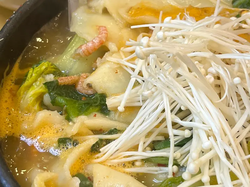 시원한 털레기 수제비