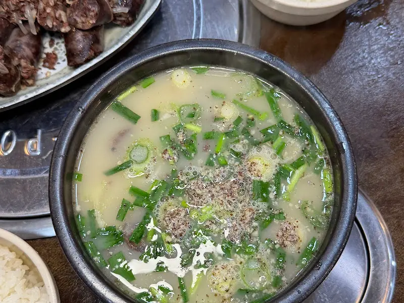 순대국밥 전체샷