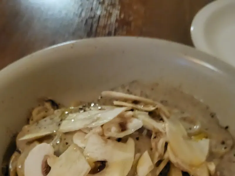 버섯크림 파스타