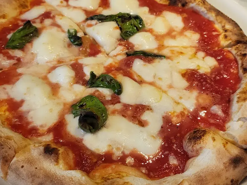 마르게리따 피자 클로즈업