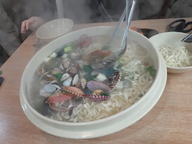 해물칼국수 면