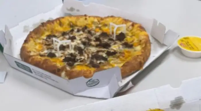 피자 박스 안의 피자