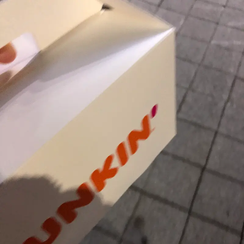 던킨도너츠 포장 박스