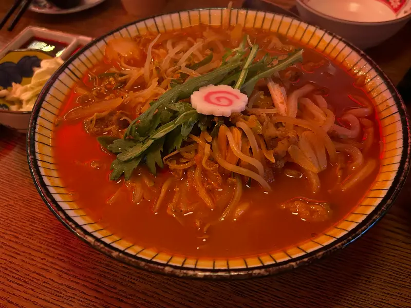 우삼겹 해물 우동