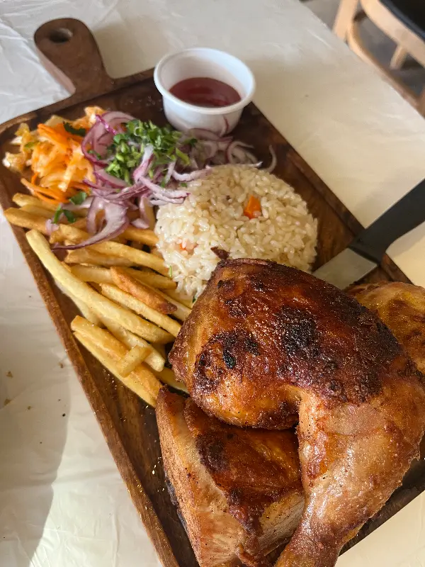 닭고기 바베큐 한상차림